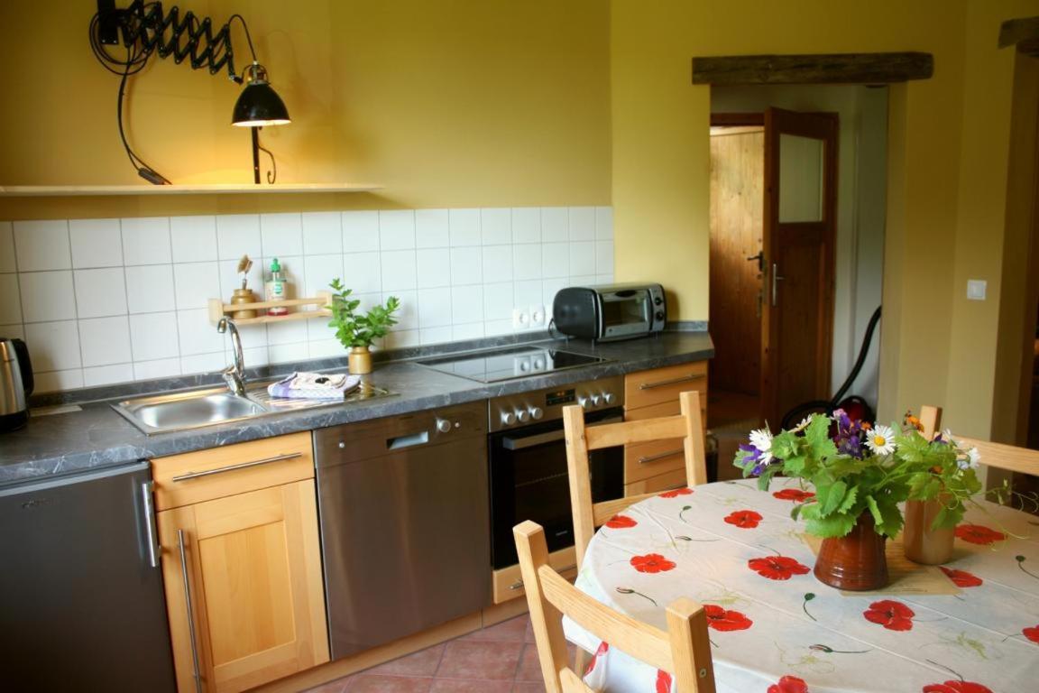 Forsthof Niendorf Apartment Teterow Ruang foto